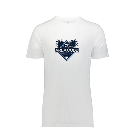 [FTSCUBWH-AS-LOGO3] Decker Men's Tri-Blend T-Shirt - Short Sleeve (Adult S, White, Logo 3)