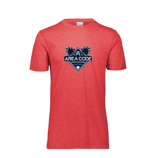 [FTSCUBRD-AS-LOGO3] Decker Men's Tri-Blend T-Shirt - Short Sleeve (Adult S, Red, Logo 3)