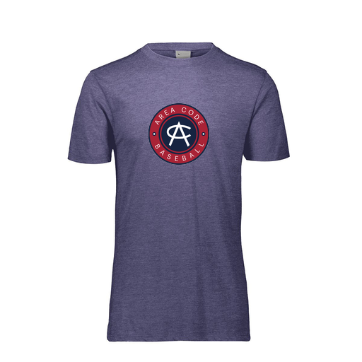[FTSCUBNV-YS-LOGO1] Decker Youth Tri-Blend T-Shirt - Short Sleeve (Youth S, Navy, Logo 1)