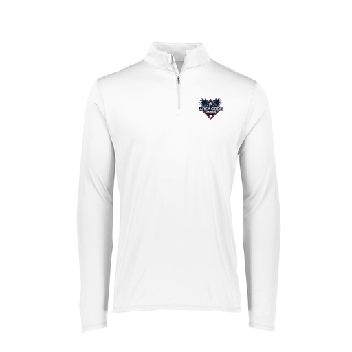 [FTLQFLWH-FAXS-LOGO2] Decker Women's Flex-Lite 1/4 Zip Shirt (Female Adult XS, White, Logo 2)