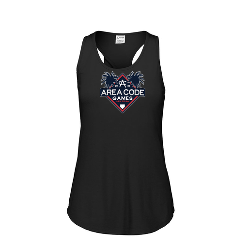 [FT0TUBBK-FAS-LOGO2] Ladies Tri Blend Tank Top (Female Adult S, Black, Logo 2)