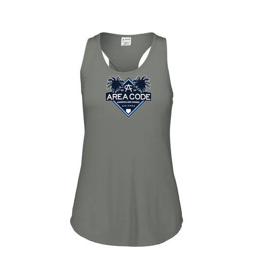 [FT0TUBGY-FAS-LOGO3] Ladies Tri Blend Tank Top (Female Adult S, Gray, Logo 3)