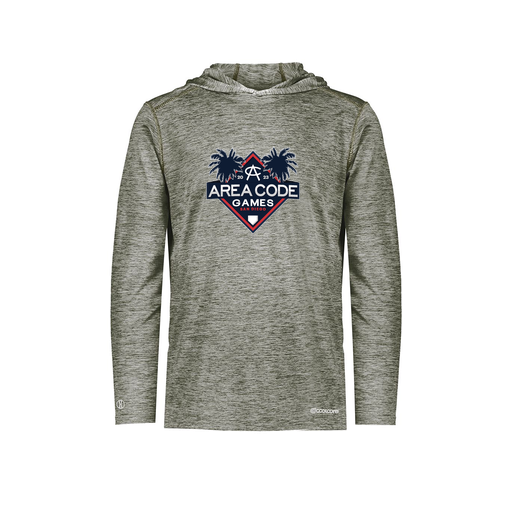 [FOLHCGGY-AS-LOGO2] Decker Men's Charge Hoodie (Adult S, Gray, Logo 2)