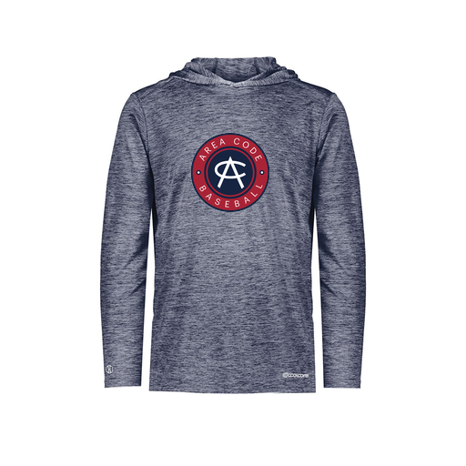 [FOLHCGNV-YS-LOGO1] Decker Youth Charge Hoodie (Youth S, Navy, Logo 1)