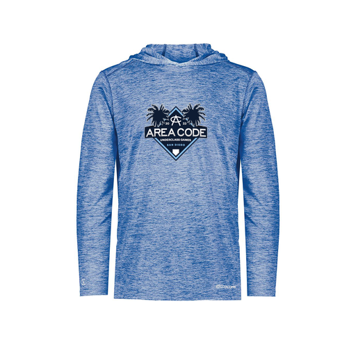 [FOLHCGRY-YS-LOGO3] Decker Youth Charge Hoodie (Youth S, Royal, Logo 3)