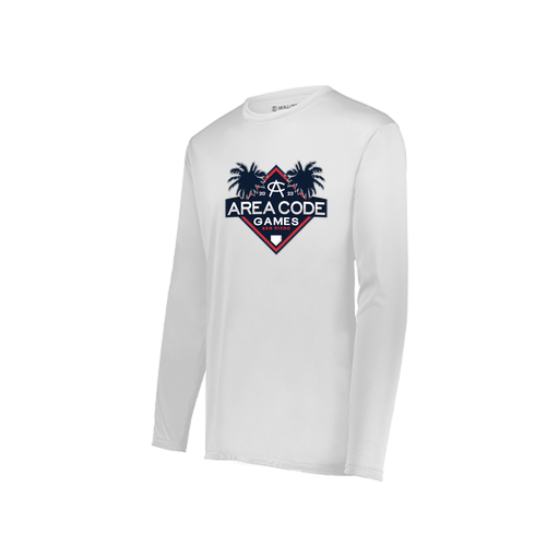 [222822.005.XS-LOGO2] Men's LS Smooth Sport Shirt (Adult XS, White, Logo 2)