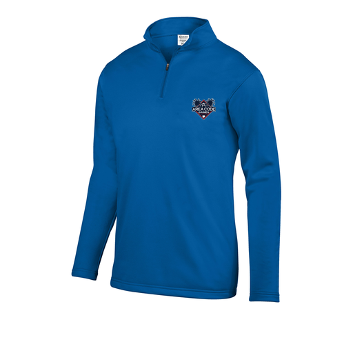 [DFW-FFQZ-RYL-AS-LOGO2] Decker Men's FlexFleece 1/4 Zip (Adult S, Royal, Logo 2)
