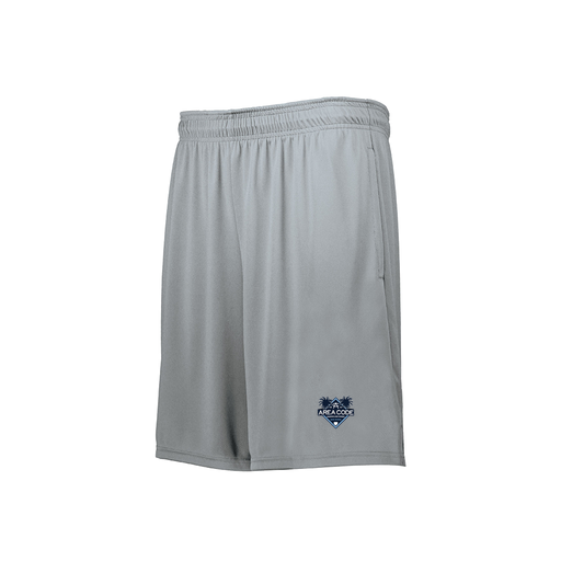 [229511.099.XS-LOGO3] Decker Men's Swift Short (Adult XS, Silver, Logo 3)