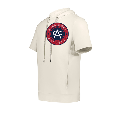 [222605-WHT-YS-LOGO1] YOUTH VENTURA SOFT KNIT SHORT SLEEVE HOODIE (Youth S, White, Logo 1)