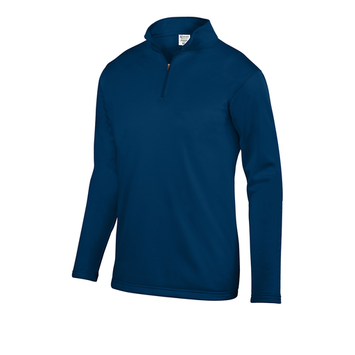 [5508.065.S-LOGO4] Decker Youth FlexFleece 1/4 Zip (Youth S, Navy, Logo 4)